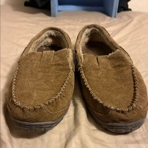 Men's Cozy Brown Suede Loafers